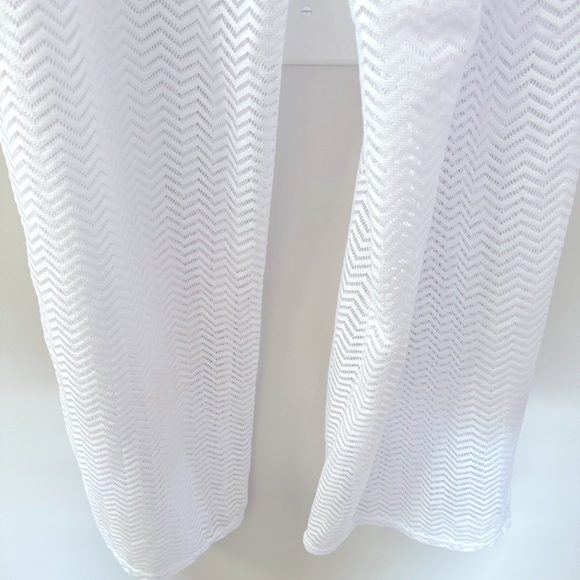 CALVIN KLEIN Women's Wide-Leg Beach Cover-Up Pants, Chevron Wide Leg M, L - Picture 10 of 15